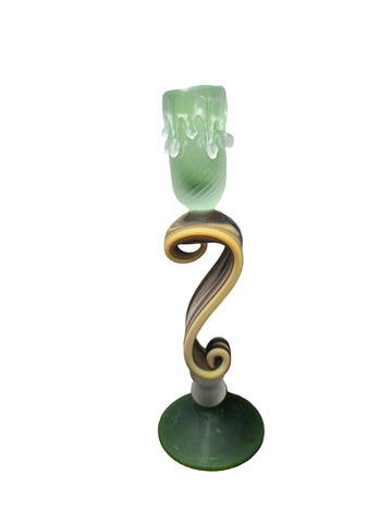 CH610YBRG CANDLE HOLDER BAIJAN GLASS