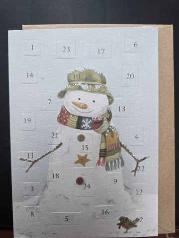 AC12 "SNOWMAN" ADVENT CALENDER SALLY SWANNELL