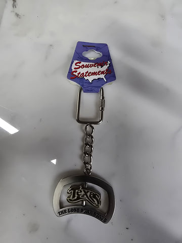 GAME DAY OUTFITTERS TEXAS THE LONE STAR STATE KEYRING