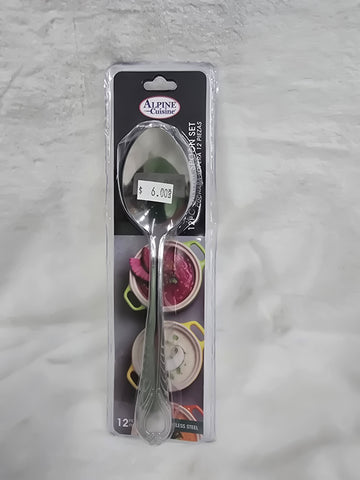 SW-02B5 ALPINE SPOON DINNER 12PC SS