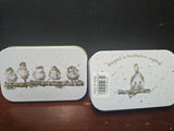 MT008 DESIGNER "SPARROW" MINI TIN 2 3/8" X 3 3/4" WRENDALE DESIGNS