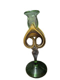 CH601YG CANDLE HOLDER BAIJAN GLASS