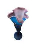 CH614TQB-3 CANDLE HOLDER BAIJAN GLASS