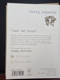 APA003 WRENDALE DESIGNS "LET'S GET TRUNK" FORTY BIRTHDAY CARD