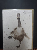 ACS050 "STRICKLY GOOSE DANCING" THE COUNTRY SET GREETING CARD