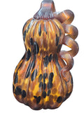 824221 GLITZHOME HAND BLOWN GLASS PUMPKIN