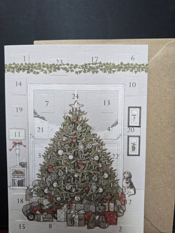 AC23 "UNDER THE CHRISTMAS TREE" ADVENT CALENDER SALLY SWANNELL