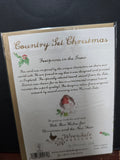 AX020 "FOOTPRINTS IN THE SNOW" CHRISTMAS CARD WRENDALE DESIGNS
