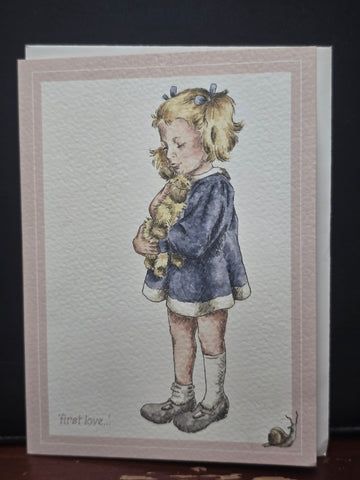 SN013 WRENDALE DESIGNS "FIRST LOVE" GREETING CARD