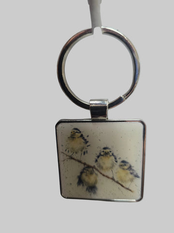 KR010 SPARROWS KEYRING WRENDALE DESIGNS