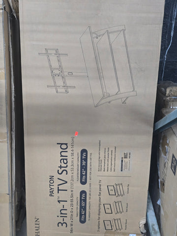XL-33E-CC PAYTON 3-IN-1 TV CONSOLE