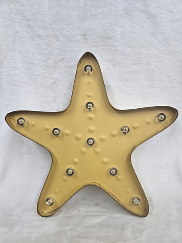 847688 GLITZHOME STAR METAL LED SIGN