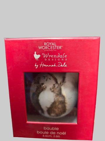 WNPA79011-XG ORNAMENT "ALL I WANT FOR CHRISTMAS" HARE WRENDALE DESIGNS