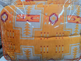 18125 NU TRENDZ QUEEN 3PC FLANNEL BORREGO 3PC SET
