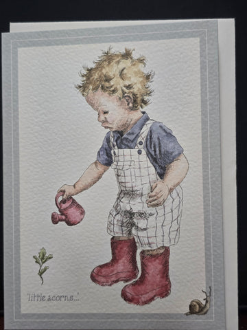 SN002 WRENDALE DESIGNS "LITTLE ACORNS" GREETING CARD
