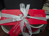 X0011859126 3PC SET MUGS & TRAY SET "SANTA PAWS" WRENDALE DESIGNS