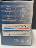 NUH25 COLORHOME E12 4WATT LED CANDELABRA 6 PACK