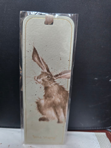 BM009 HARE "HARE RAISING" BOOKMARK WRENDALE DESIGNS