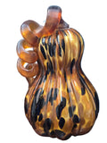 824221 GLITZHOME HAND BLOWN GLASS PUMPKIN
