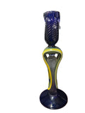 CH615YB CANDLE HOLDER BAIJAN GLASS