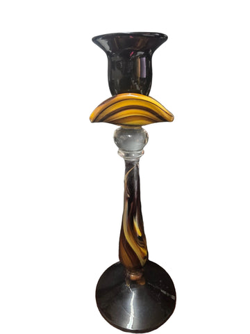 CH606YPR CANDLE HOLDER BAIJAN GLASS