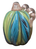 861110 GLITZHOME HAND BLOWN PUMPKIN