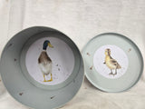 RR003 "DUCKS" MEDIUM ROUND TIN WRENDALE DESIGNS