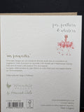 FOC028 WRENDALE DESIGNS FELICITATIONS "POUR VOS FIANCAILLES" FRENCH GREETING