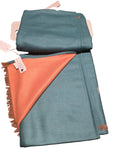 WSCF004 "CONTENTMENT" COLOUR TEAL REVERSE SIDE COLOUR BROWN WRENDALE DESIGNS