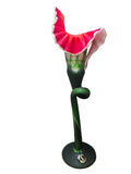 CH614WR-1 CANDLE HOLDER BAIJAN GLASS