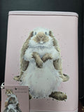 NBW004 "PIGGY IN THE MIDDLE" NOTEBOOK WALLET WRENDALE DESIGNS