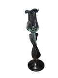 CH613BK CANDLE HOLDER BAIJAN GLASS