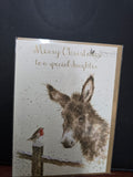 AX030 "SPECIAL DAUGHTER" CHRISTMAS CARD WRENDALE DESIGNS
