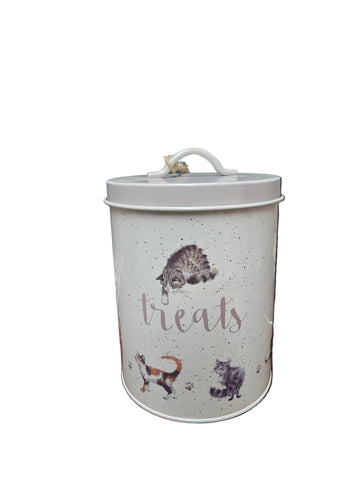 TN015 CAT TREATS TIN CAN WRENDALE DESIGNS