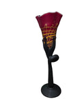 CH614RBK-3 CANDLE HOLDER BAIJAN GLASS
