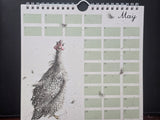 BC1 WRENDALE DESIGNS THE COUNTRY SET BIRTHDAY CALENDAR