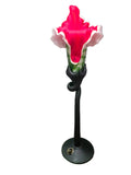 CH614WR-2 CANDLE HOLDER BAIJAN GLASS