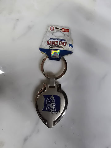 GAME DAY OUTFITTERS DUKE BLUE DEVILS KEYRING