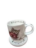 WNQO3943-XG MUG & COASTER SET WRENDALE DESIGNS
