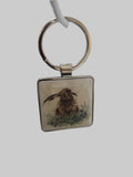 KR006 HARE KEY RING WRENDALE DESIGNS BY HANNAH DALE