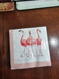 K019 WRENDALE DESIGNS 'PRETTY IN PINK' 9.8" COCKTAIL NAPKIN