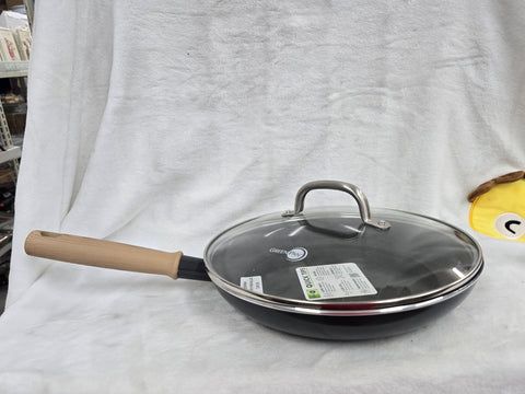 10" FRY PAN GREENPAN WITH LID S2