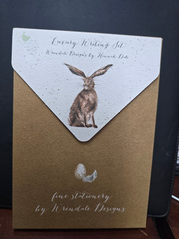 L004 "GOOD HARE DAY" STATIONERY SET WRENDALE DESIGNS