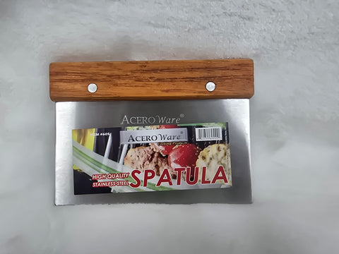 AW-605 ACERO WARE HAND SPATULA 4.5"-X-6" SS