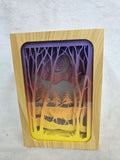 T0D8ME NIKKY HOME LIGHT BOX DEER YELLOW