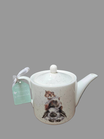 WNRV4090-XT TEAPOT "PIGGY IN THE MIDDLE" WRENDALE DESIGNS