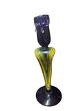CH615YB CANDLE HOLDER BAIJAN GLASS