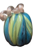 861110 GLITZHOME HAND BLOWN PUMPKIN