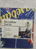 AHF-6651 SPORTS MICROFIBER TWIN 4PC SHEET SET