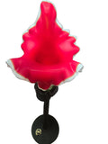 CH614WR-2 CANDLE HOLDER BAIJAN GLASS
